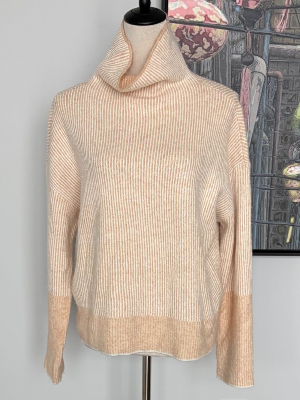 Calvin Klein Jeans Yellow/White Sweater M